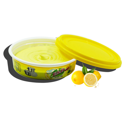 E&B Dishwashing Paste with Real Lemon and Aloe – Natural Citrus Scented Dish Cleaner for Tough Kitchen Grease